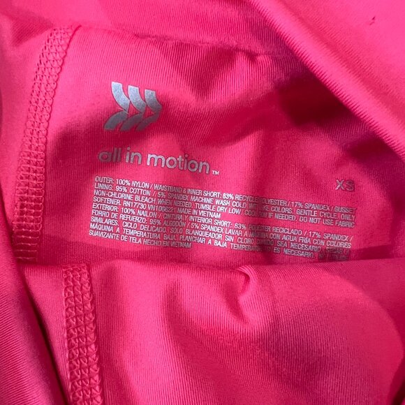 All In Motion Pink Running Athletic Workout Shorts Size XS - Picture 3 of 4